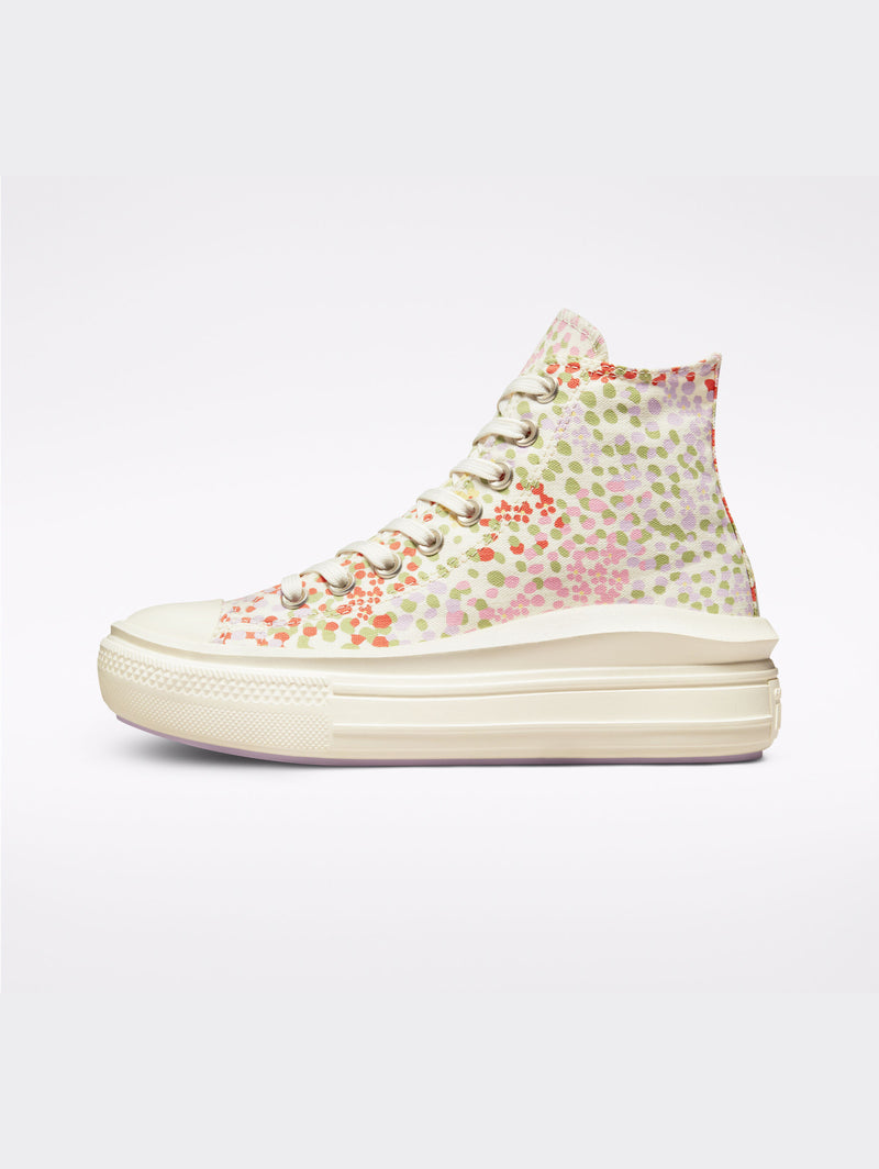 CONVERSE - Platform Sneakers with Multicolor Flowers and – TRYME Shop