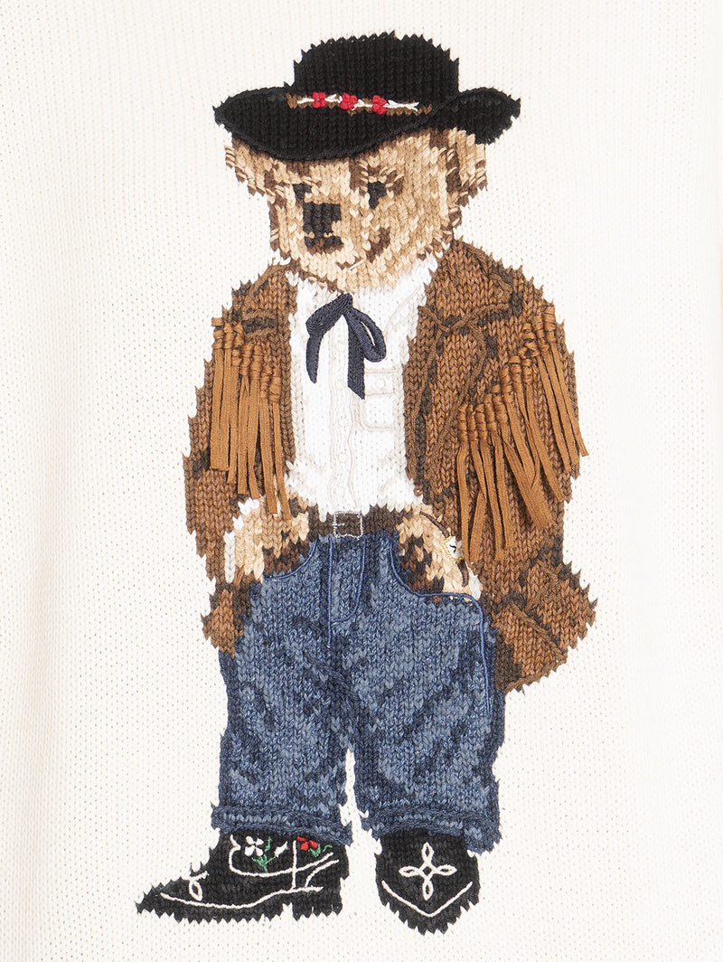 cowboy polo bear sweater