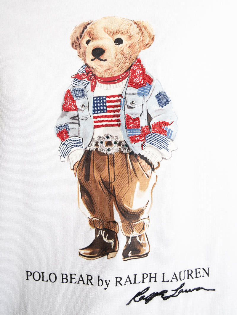 RALPH LAUREN - Crewneck Sweatshirt with White Polo Bear – TRYME Shop