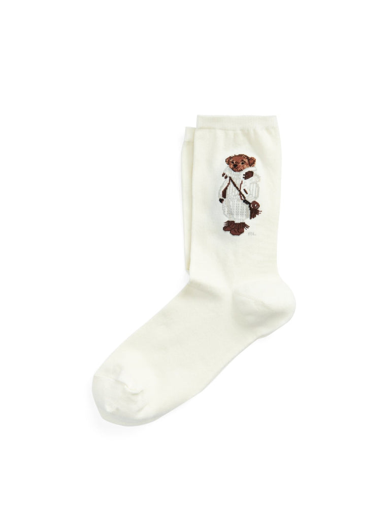 RALPH LAUREN - Socks with Polo Bear Ivory – TRYME Shop