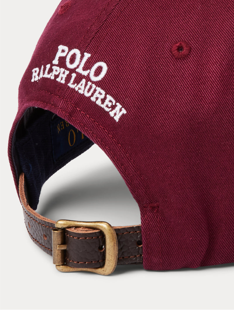 RALPH LAUREN - Polo Bear Classic Wine Embroidered Hat – TRYME Shop