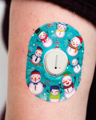 Snowman Celebration Dexcom G7 Patch