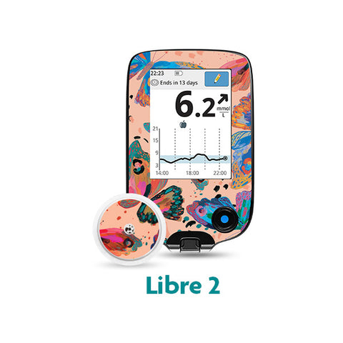 Freestyle Libre 2 Receiver and Transmitter Stickers