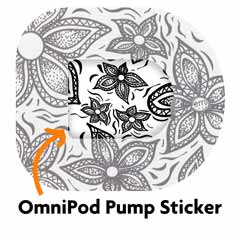 OmniPod Pump Sticker