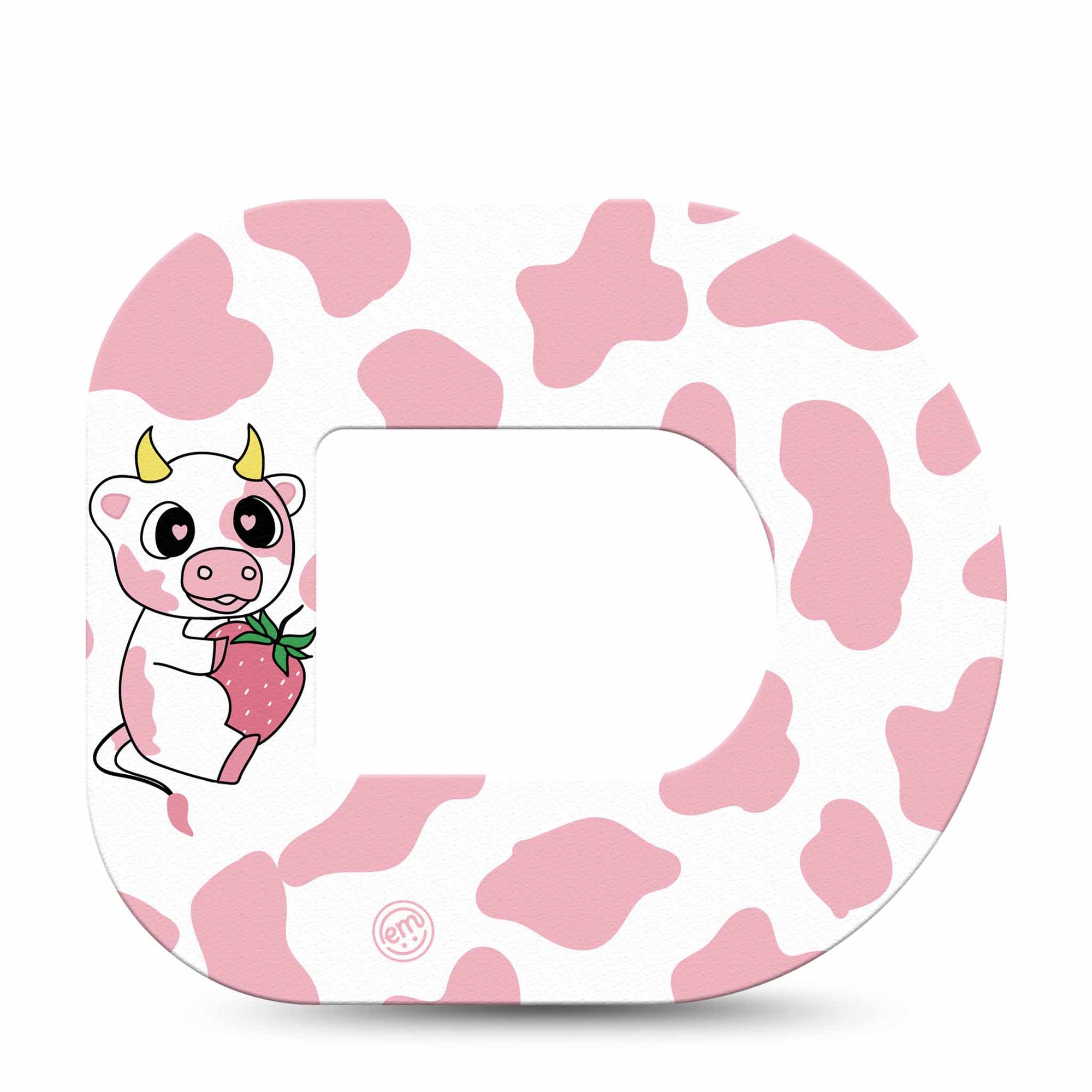 ExpressionMed Happy Cow Print Pod Sticker