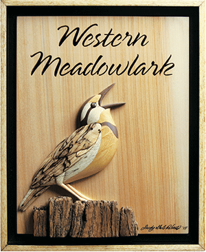 I-347 Western Meadow Lark Intarsia Pattern