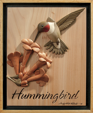 I-378 Hummingbird Intarsia Pattern