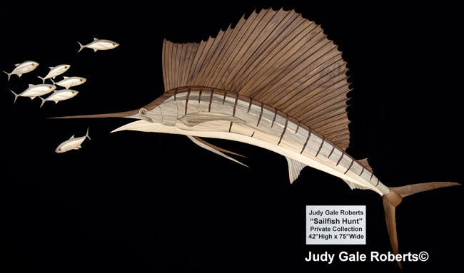 SailFish Intarsia Judy Gale Roberts