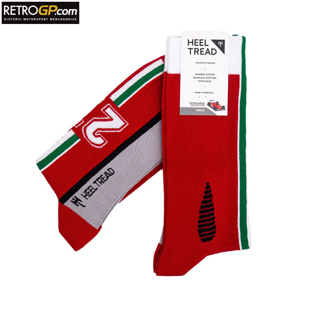 Ferrari 126C2 Grand Prix Socks by HeelTread – RetroGP