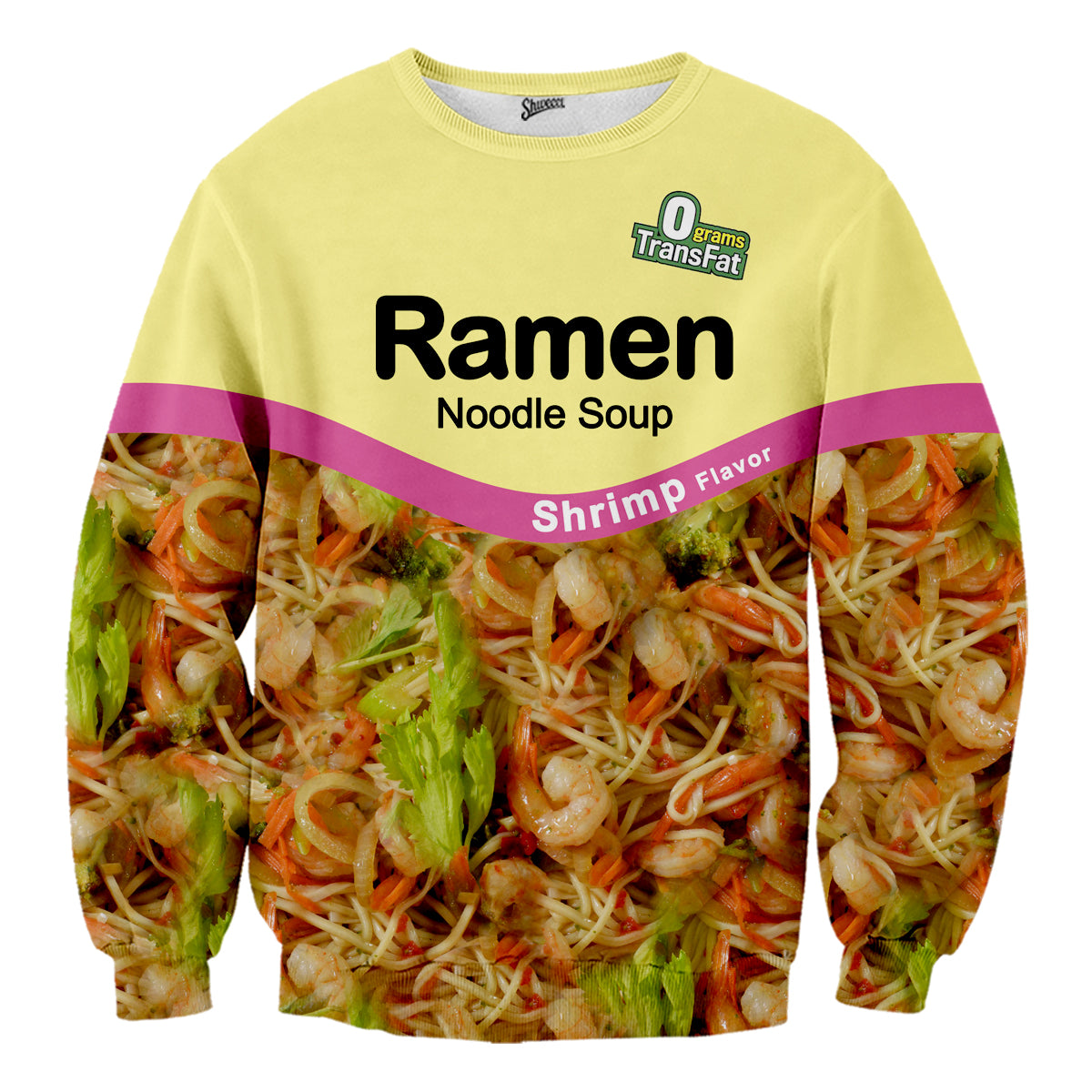 shrimp ramen noodle hoodie