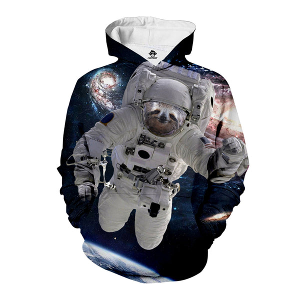 Astronaut Sloth Hoodie - Shweeet
