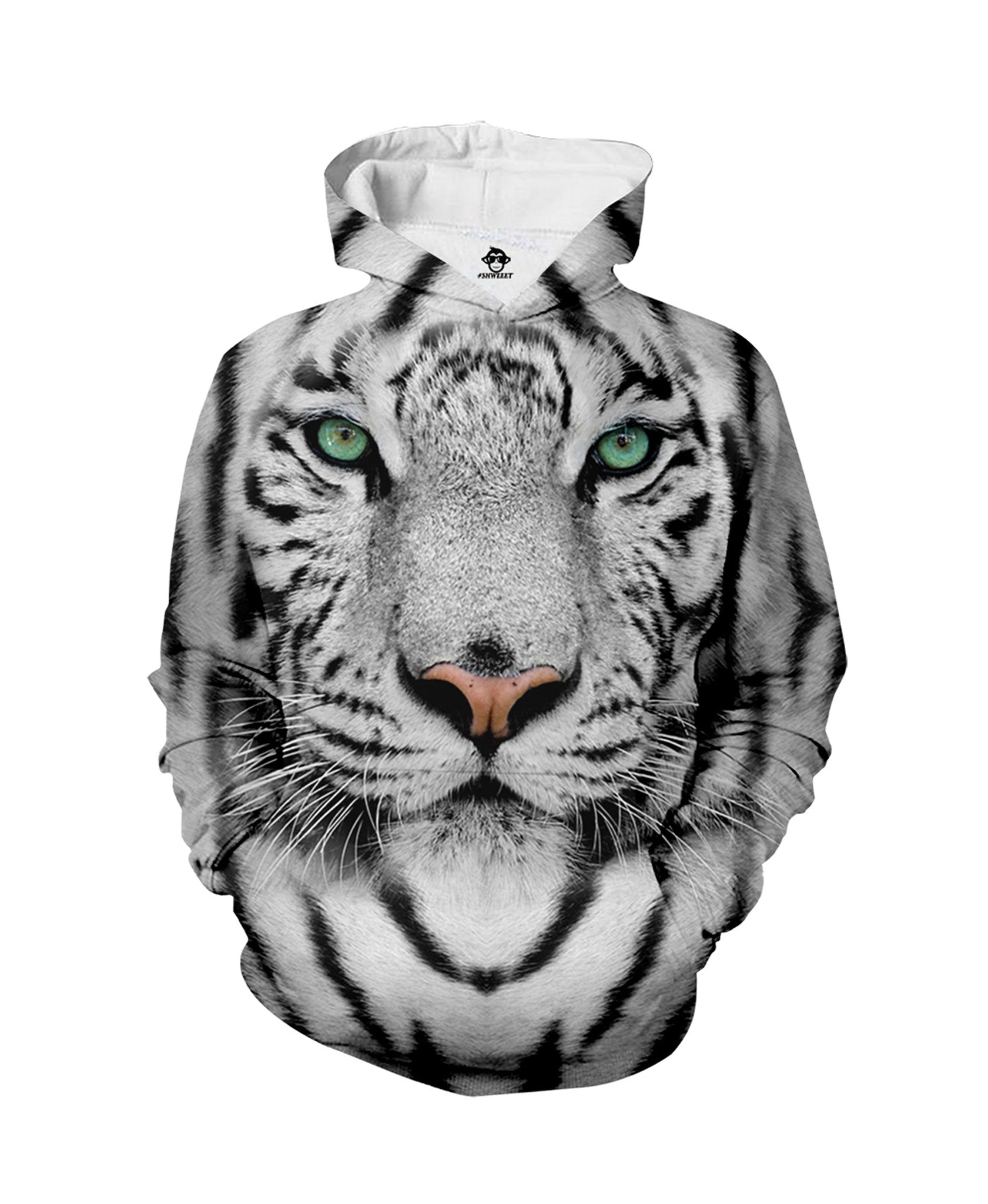 white tiger hoodie