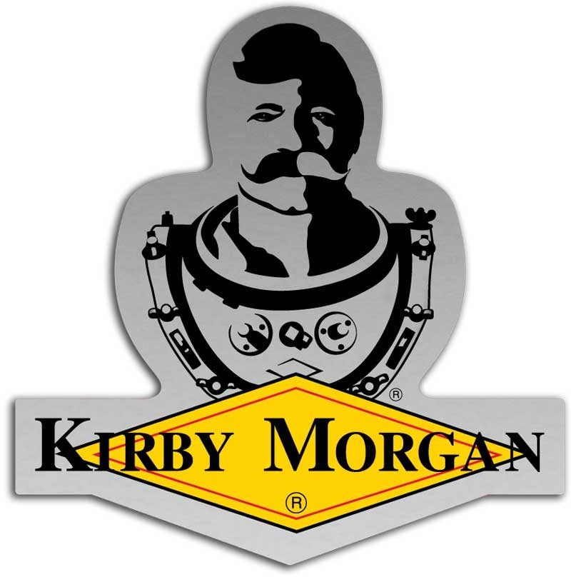 Kirby Morgan Bev KM Diamond Logo Die Cut Sticker – 