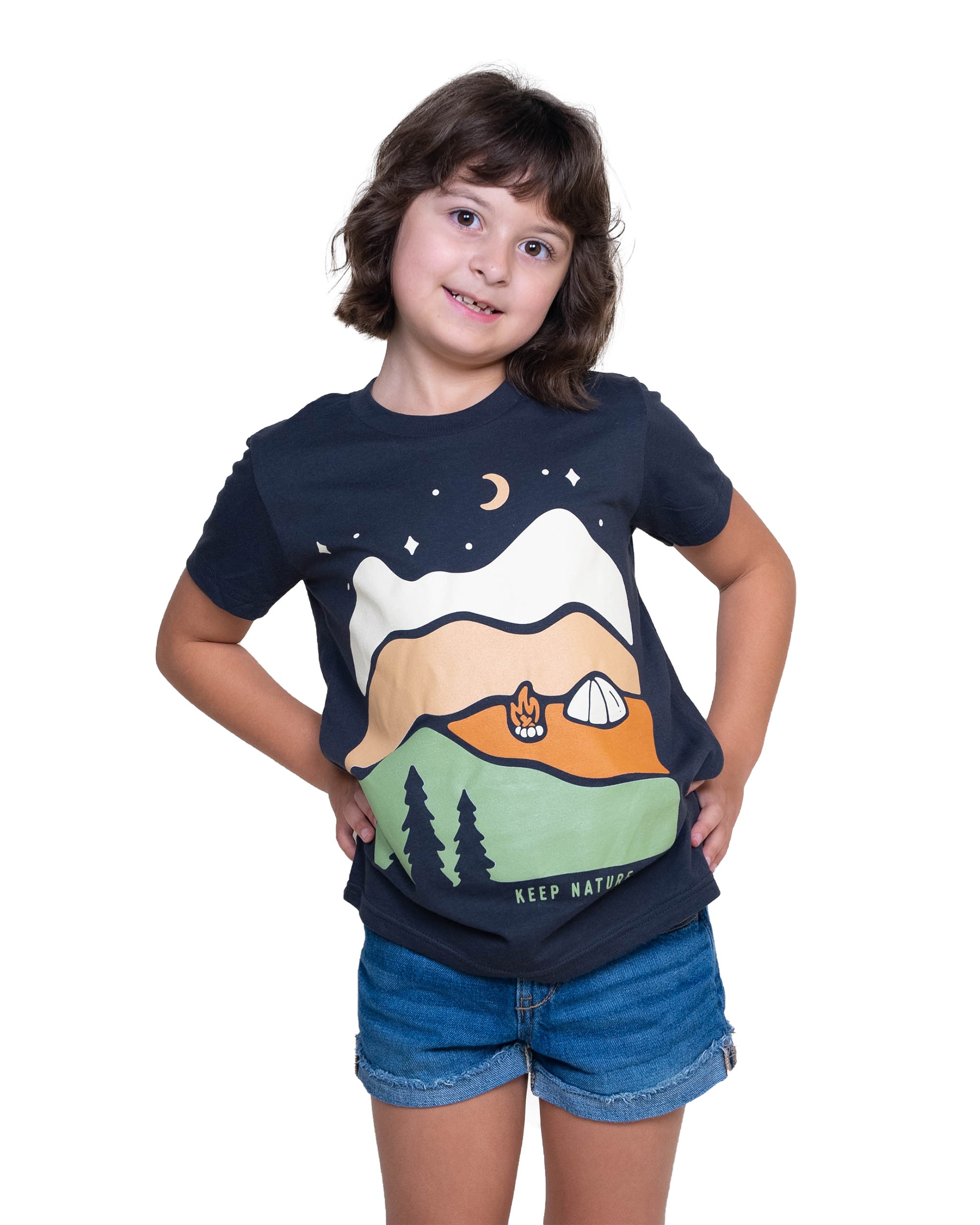 Better in the Mountains Youth Tee | Dark Gray