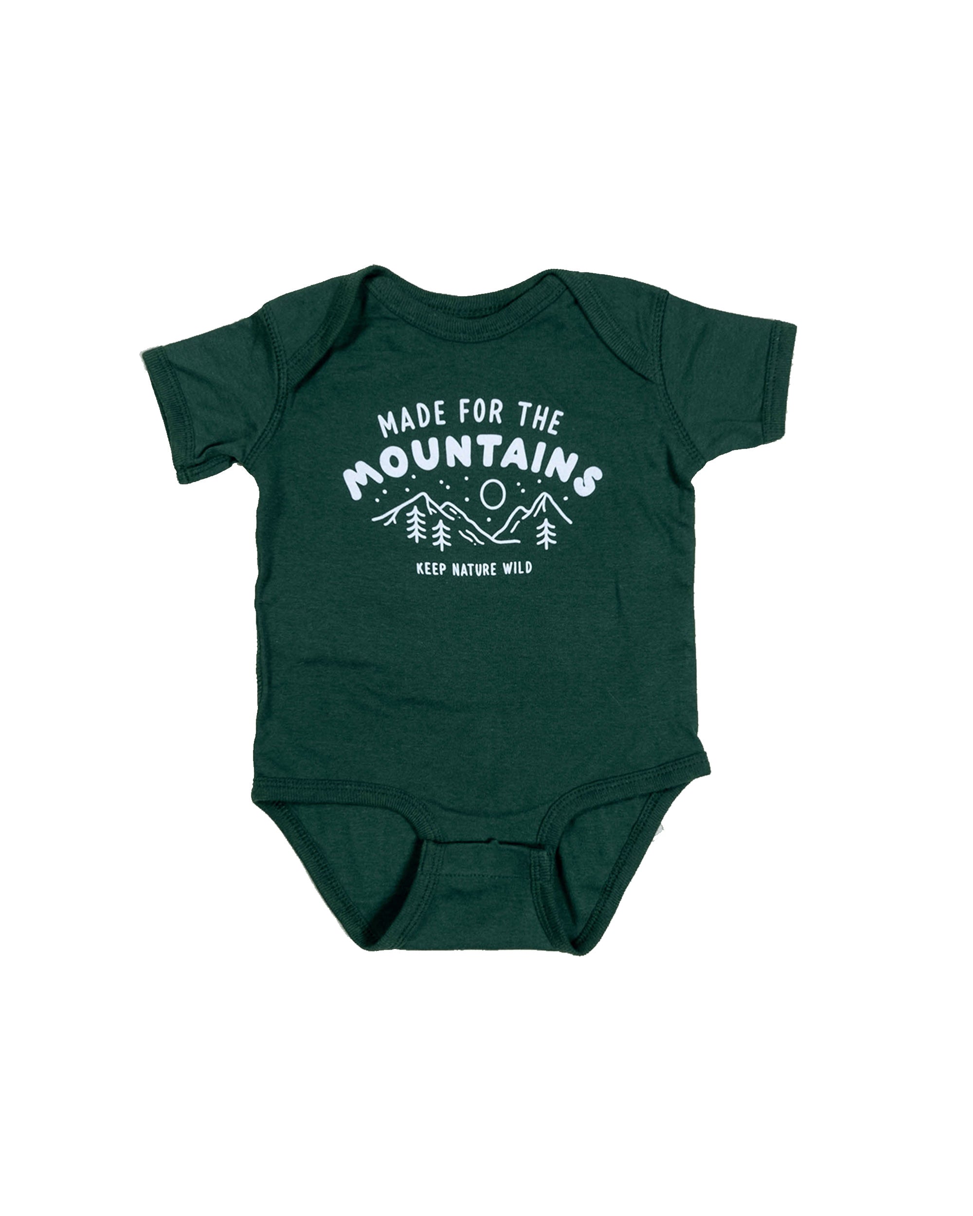 Made for the Mountains Onesie | Forest