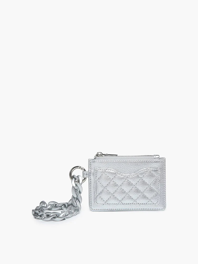 Rhodes Quilted Wallet w/ Chain Bangle