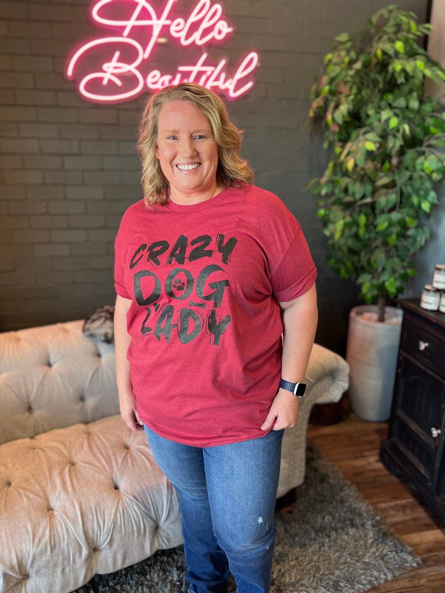 crazy dog lady t shirt