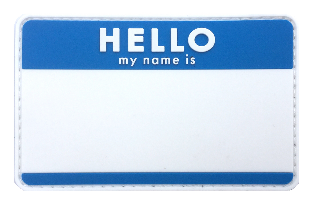 Blank Name Tag PNG