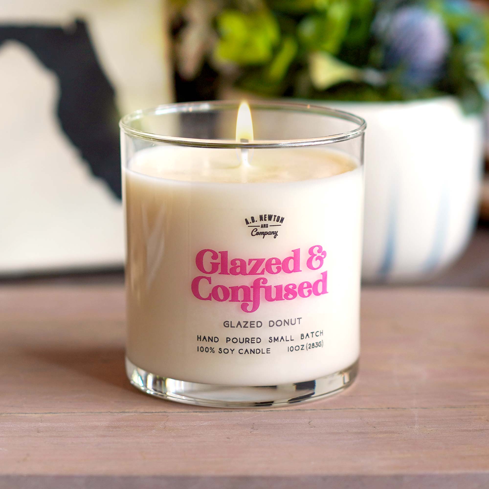 Glazed and Confused Glazed Donut Scented Soy Candle Hand Poured Small ...