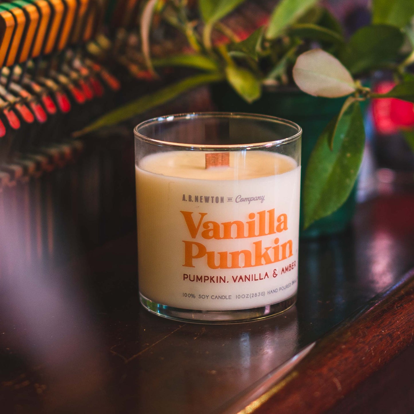 Vanilla Punkin Scented Soy Candle Hand Poured Small Batch
