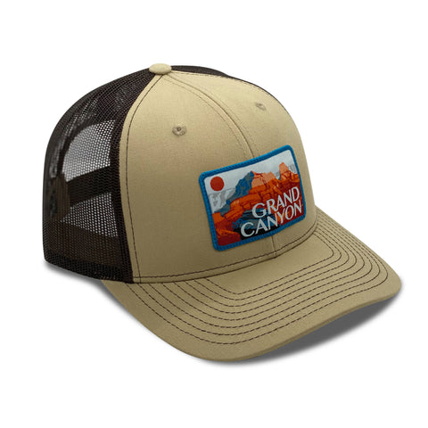 National Park Hat - Yellowstone - ParkHats Classic - Khaki/Coffee