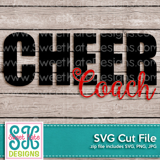 Download Cheer Coach Svg Sweet Kate Designs