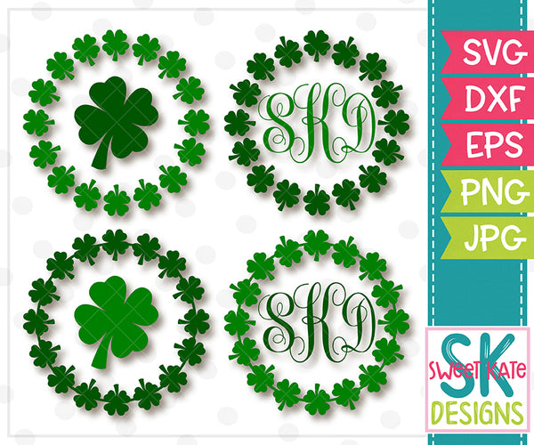 Monogram Svgs Tagged St Patricks Day Svg Sweet Kate Designs