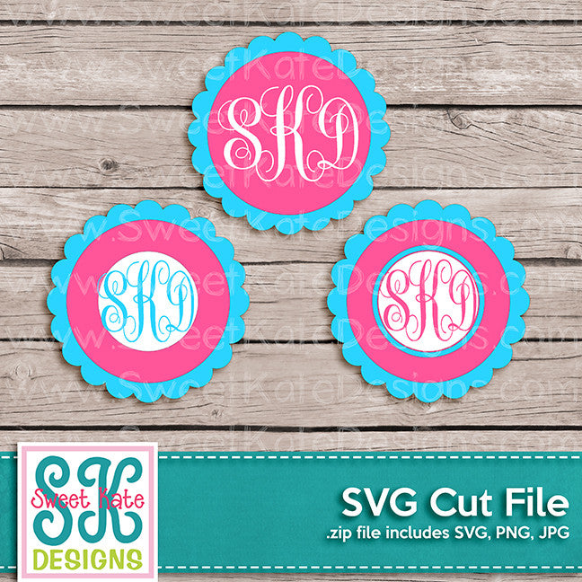 Free Free Flower Svg Monogram SVG PNG EPS DXF File