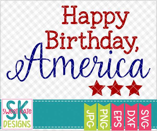 Download 4th of July SVGs - Sweet Kate Designs