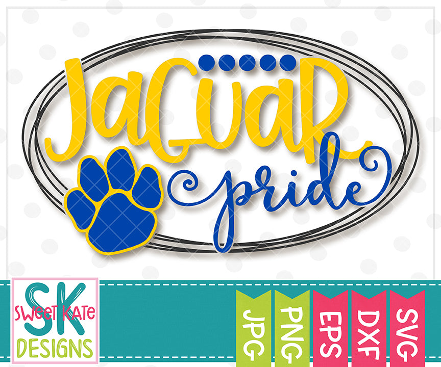 Download Jaguar Pride SVG DXF EPS PNG JPG - Sweet Kate Designs