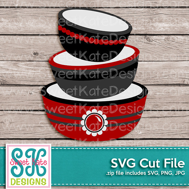 Download Mixing Bowls Svg Sweet Kate Designs