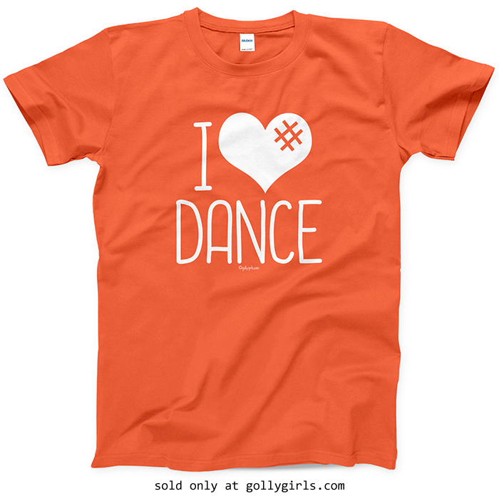 I Hashtag Heart Dance T-Shirt (Youth-Adult)