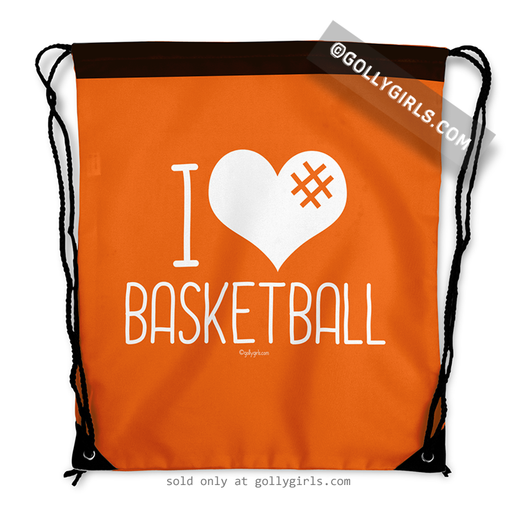 basketball drawstring backpack