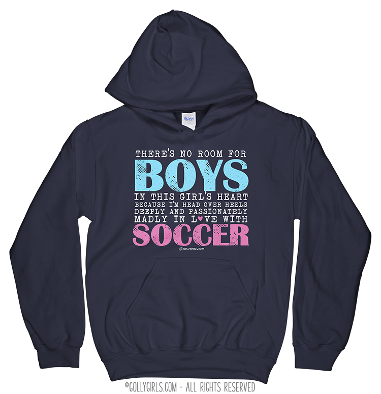 girls soccer sweatshirt