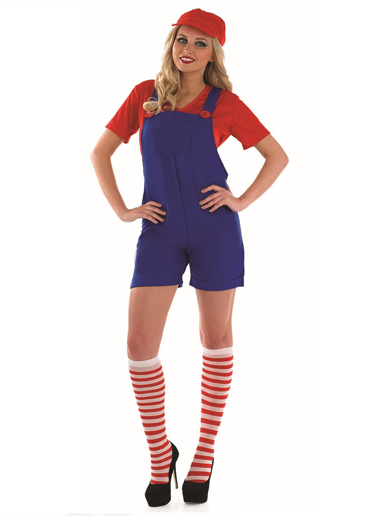 Sexy Plumber Girl Red Costume €1995 Costumecornerie 