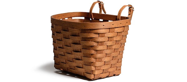 Handwoven Ash Bicycle Basket £33.11