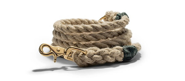 Hemp & Solid Brass Dog Leash £43.46