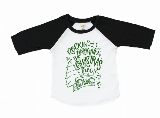 Rocking around the Christmas Tree -Kids Christmas shirt