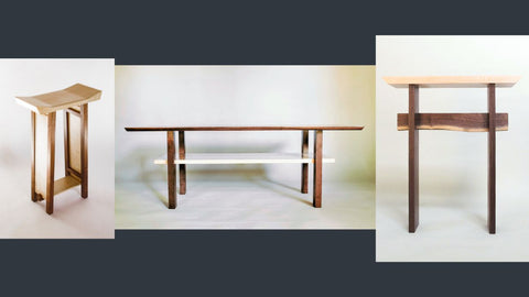 a collection of Mokuzai Furniture pieces for your living room tables