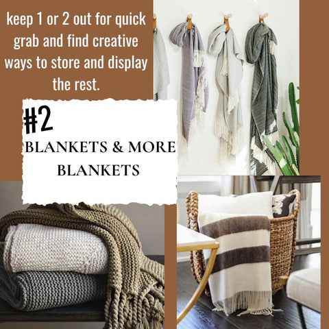 winter home decor tip #2 add lots of blankets- Mokuzai Furniture Blog