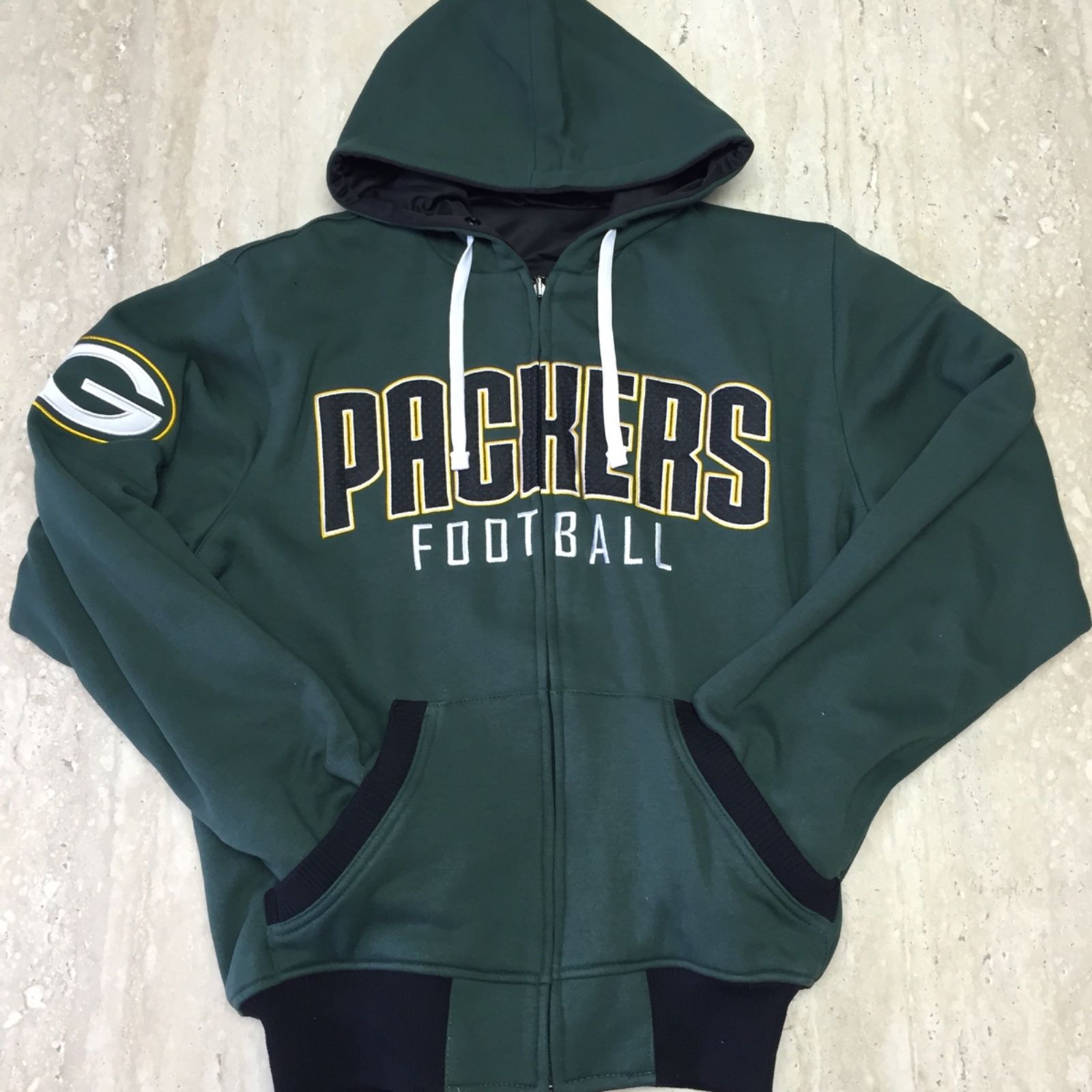 Men's Green Bay Packers Official NFL Reversible Hoodie – DS Online