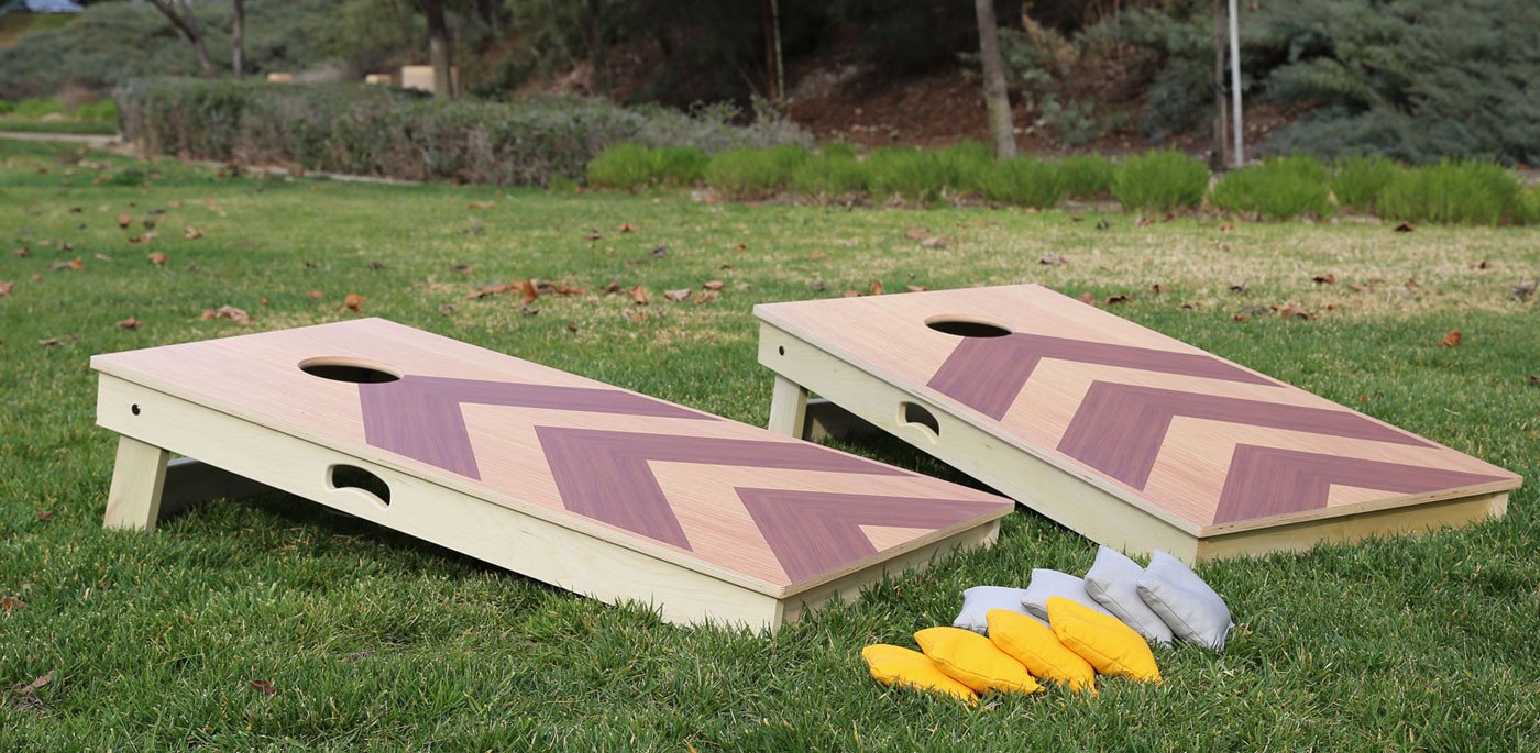 Angle Design Cornhole Boards