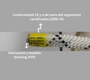 cuerda de seguridad