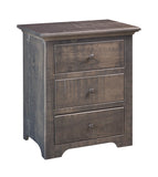 Elkhart - Amish 3 Drawer Nightstand