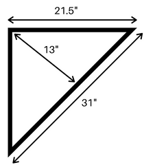 Corner Cabinet Line Drawing