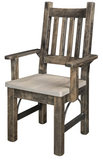 Arcadia - Amish Rough-Cut Dining Arm Chair