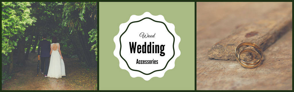 Unique wood wedding accessories and creative guest favors