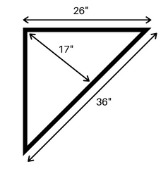 Corner Cabinet Line Drawing