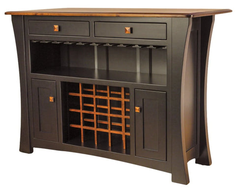 Handcrafted Bar and Wine Cabinet