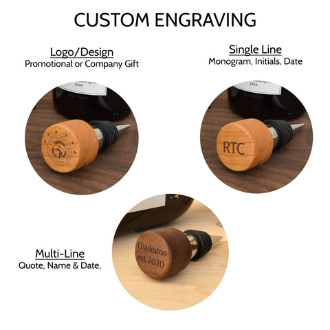 Custom Engraved Wine Stopper